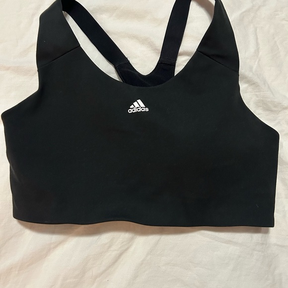 Adidas Black Performance Sports Bra - Picture 1 of 3